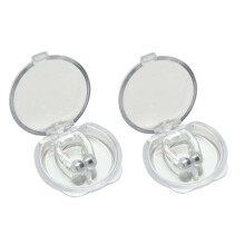 Black Friday - Clip nasale anti-russamento - Confezione da 2 in silicone - Magnetica_trasparente/Trasparente_Regalo a sorpresa