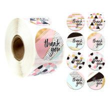 500pcs stickers - Thank you motif - Cartoon_Christmas Gift_multicolor/multicolor_Surprise Gift