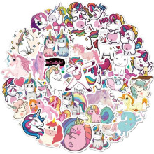 Black Friday 50pcs stickers stickers - Animal motifs - Cartoon - Unicorn_multicolor/multicolor_Surprise Gift