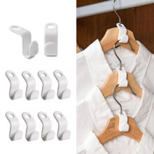 10-pack Clothes Hangers - Connecting Hook - Organizer White_Surprise Gift