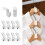 10-pack Clothes Hangers - Connecting Hook - Organizer White_Surprise Gift 1