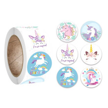 Black Friday 500pcs stickers - Unicorn motif - Cartoon_multicolor/multicolor_Surprise Gift