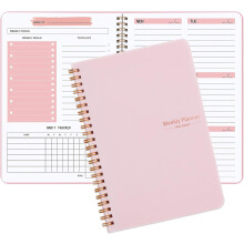 Black Friday Weekly Planner Notebook, Undated A5 Planner Notebook Daily Planner To Do List Diary, Weekly Goal Planner with Habit Tracker_Surprise Gif