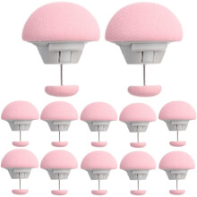 Black Friday 12 pcs sponge duvet clips non-slip duvet holder clips duvet holder fixator compatible blanket sheets curtain socks mattress cover_Pink_S