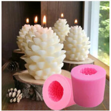 Manualidades para el Black Friday - Moldes para velas - Cono - Molde - Molde para velas rosa/Rosa - Regalo sorpresa