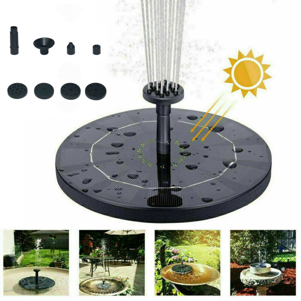 Solar Fountain Waterfall 16Cm_surprise Gift 6902344817563