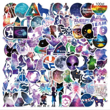 Black Friday 100pcs Fashion Graffiti Stickers Waterproof Laptop Skate - Space_multicolor/multicolor_Surprise Gift