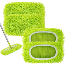 Black Friday Reusable Microfiber Dry Mop Cloths compatible Wet Mops Compatible with Swiffer Sweeper Mop Replacement Mops compatible Cleaning Hardwood
