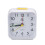 Silent analog alarm clock - white_Surprise Gift 1