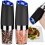 Black Friday Electric Salt and Pepper Mills – 2-pack with Gravity Function_black/Black_Surprise Gift 1
