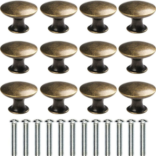12 furniture knobs, old-fashioned drawer handles_Surprise Gift