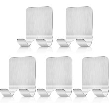Black Friday 5 pcs Razor Holder Hook, Multifunctional Hook Self-Adhesive Stainless Steel compatible Shower Shaving Razor Socket Keys Kitchen Utensils