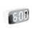 LED Alarm Clock Arc with white numbers - White_Surprise Gift 1