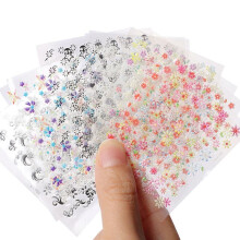 Black Friday 10 pcs Sheets Self-Adhesive Nail Decorations_multicolor/multicolor_Surprise Gift