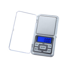 Digitale zakweegschaal, geschikt voor sieraden, milligrammen, hoge precisie 1,1 lb/500 g (0,01 g), navulbaar, geschikt voor sieraden en edelstenen, k
