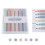 Black Friday 6pcs Highlighters compatible Notes - Pen - MultiColor Set 2 - Blue_Set 2 - Blue /MultiColor_Surprise Gift 1