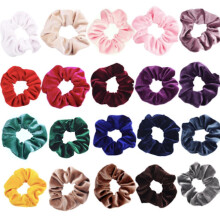 Large Velvet hair Scrunchies, hair ties, hair bands, Hair bands_Surprise Gift