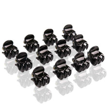 12pcs Small Black Hair Clips 15x10mm -_Surprise Gift