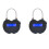 2x Smart Time Lock LCD Display Time Lock USB Rechargeable Temporary Timer Padlock Travel Electronics_Surprise Gift 1