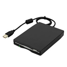 Lettore di floppy disk esterno portatile USB 2.0 da 3,5 pollici con design ultrasottile, compatibile con PC e laptop - Regalo a sorpresa