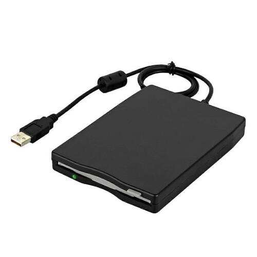 USB 2.0 Floppy Drive Portable 3.5-inch External Floppy Drive Reader and Ultra-thin Design compatible PC Laptop_Surprise Gift