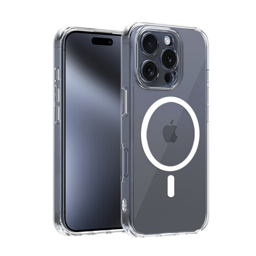 iPhone compatible 16 - Silicone case - Magsafe Transparent_Surprise Gift
