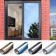Black Friday One-way mirror window film sun protection glass sticker - sale - Blue-silver 40x300 cm Blue-silver_40x300 cm/Blue-silver_Surprise Gift