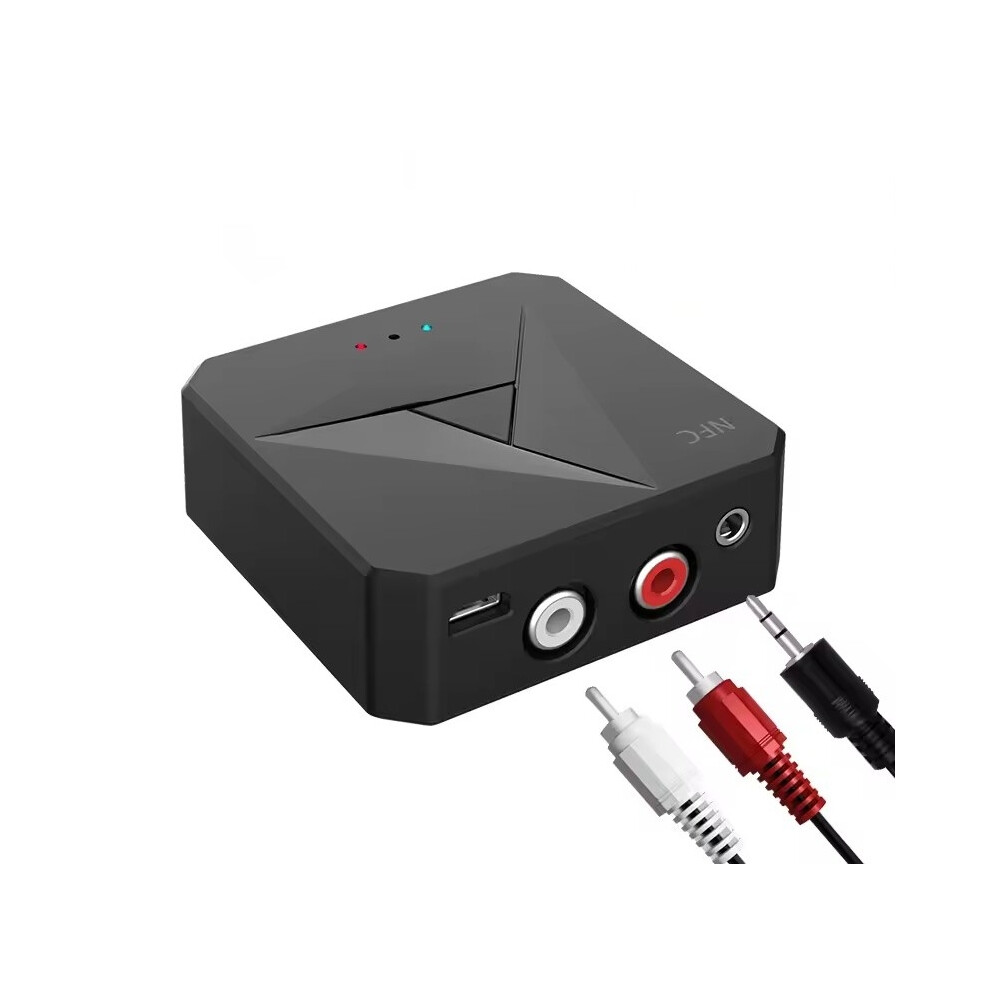 Bluetooth Rca/Aux Adapter - Nfc Sensor_134_surprise Gift 6902344825506