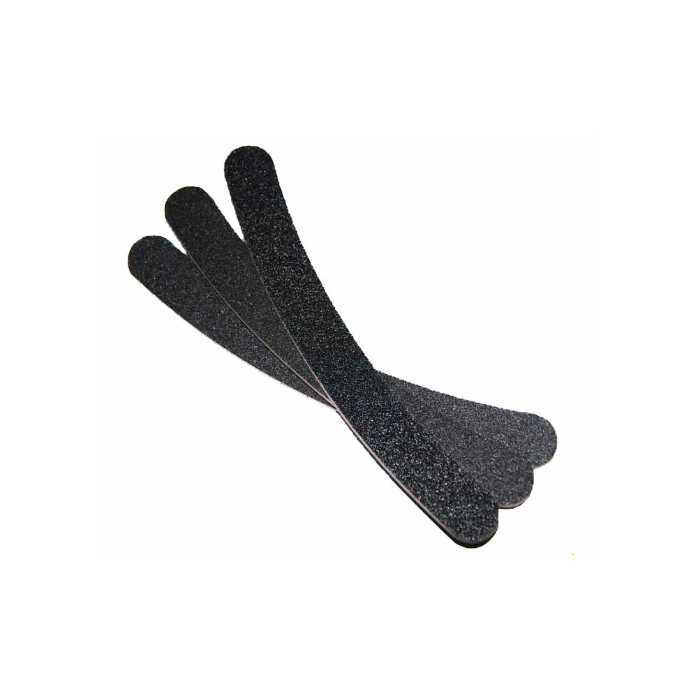 Black Friday 3Pcs Nail Files Nail File Two Sides On This File_black/Black_surprise Gift