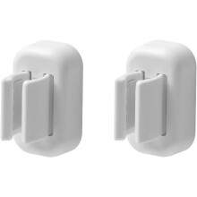 (White) 2pcs Toothbrush Holder Wall Mounted, Self-Adhesive Electric Toothbrush Organizer compatible Bathroom, Waterproof Multifunctional Holder compa