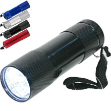 2-Pack - Flashlight / LED lamp - Portable - 9 LED_multicolor_Surprise Gift