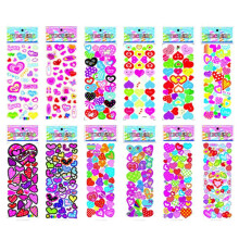 Black Friday 12 sheets stickers stickers - Heart shape - Love_multicolor/multicolor_Surprise Gift