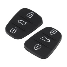 Black Friday 2 pcs Silicone Key Case Compatible with Kia Sportage Cee'd Picanto Rio u0026 Hyundai i10 i20 i30 ix20 ix35 - 3 Buttons Remote Control Co