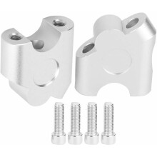 Universal-Lenkererhöhungsadapter (22 mm) für Motorräder, Chrom – Überraschungsgeschenk zum Black Friday