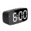 LED Alarm Clock Arc with white numbers - Black_Surprise Gift 1