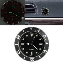 Analog car clock with illuminated hands - Black_Surprise Gift