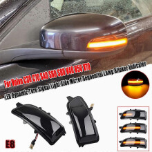 Dynamische LED-Blinker für Außenspiegel – Black Friday Angebot – Kompatibel mit Volvo C30, C70, S40, V40, V50, V70, S60 (2005–2009)
