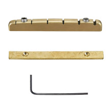 Brass Nut 6 String Guitar Adjustable Height with Base Plate