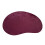 Placemat Cashews Shape Velvets Touch for Quick-wine red 1