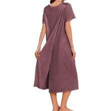 Damen-Nachtwäsche für die häusliche Pflege,-XL rotbraun
