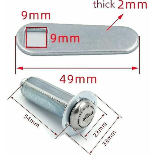 Extra long cam lock with key code 8025 2 RV weatherproof lock_Surprise Gift 1