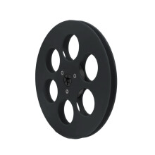 Bobine de bande vide ABS 7 pouces 1/4, 6 trous pour le-Noir