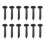 4-Pack - Triple Wall Hangers / Wall Hooks - Coat Hangers_Black_Surprise Gift 3
