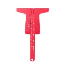 Tire Treads Depth Gauge with Clear Scale Ensuring Precise-Red