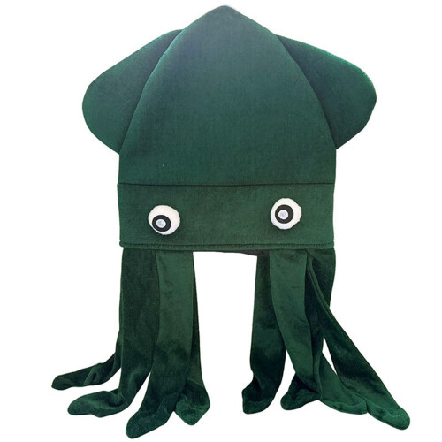 Chapeau de seiche élégant, couvre-chef, couvre-chef-vert foncé
