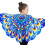 Easy Wear Childrens Cape Feather Design Safe Shawl-Blue 1