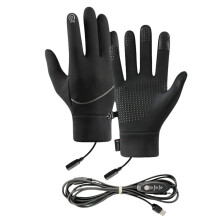 Heated Gloves for Men and Women, Winter Full Finger-Black 2