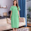 Robe d'hôpital avec bouton-pression, robe de récupération-M rose 6