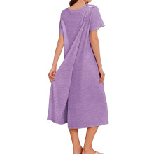 Aangepaste nachtjapon met open rug, Tear-XL VT
