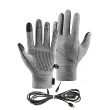 Verwarmde handschoenen voor heren en dames,-Grijs 2